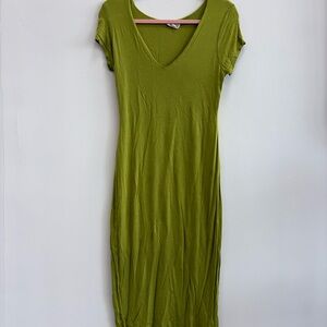 See You Monday Olive Midi Dress